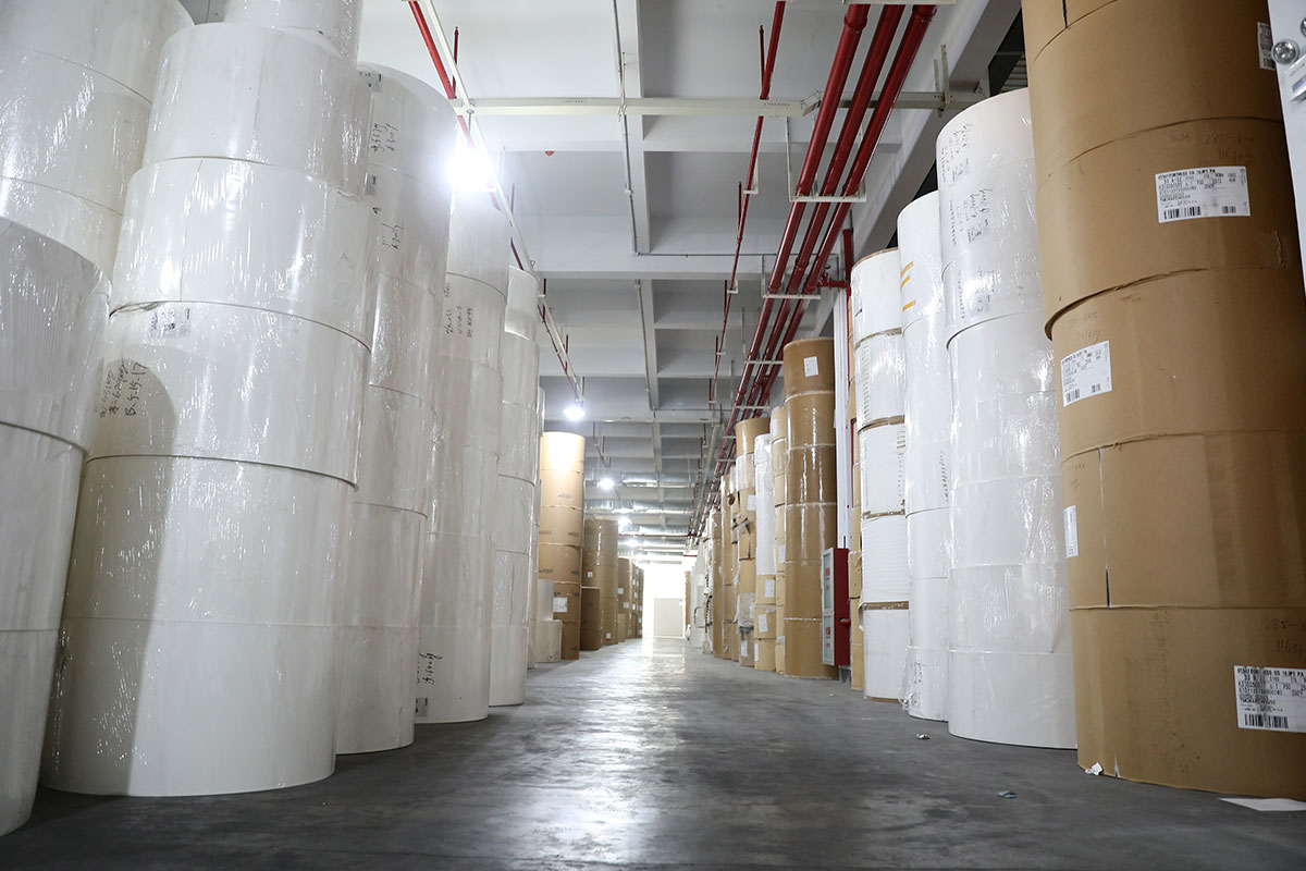 Raw material warehouse